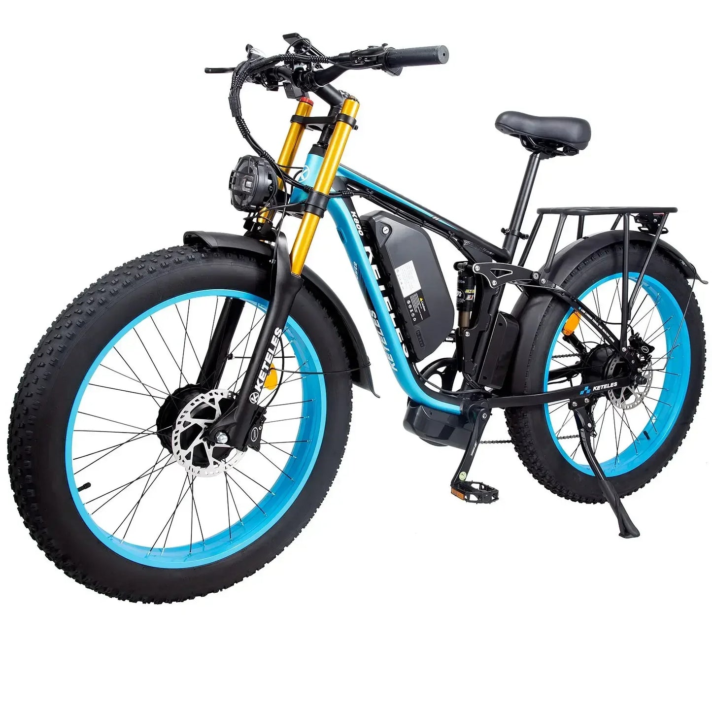 KETELES K800 Pro Adult Electric Bike 2000W motor 48V 23AH 26inch Fat Tire Ebike 21Speed Mountain Snow Off-road Electric Bicycle