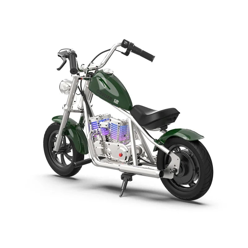 22V 5.2AH Battery Electric Bike Wtih App 160W Motor Max Ragne 8 Miles 10MPH Spped 12 Inch Tires Mini Harley Motorcycle For Kids
