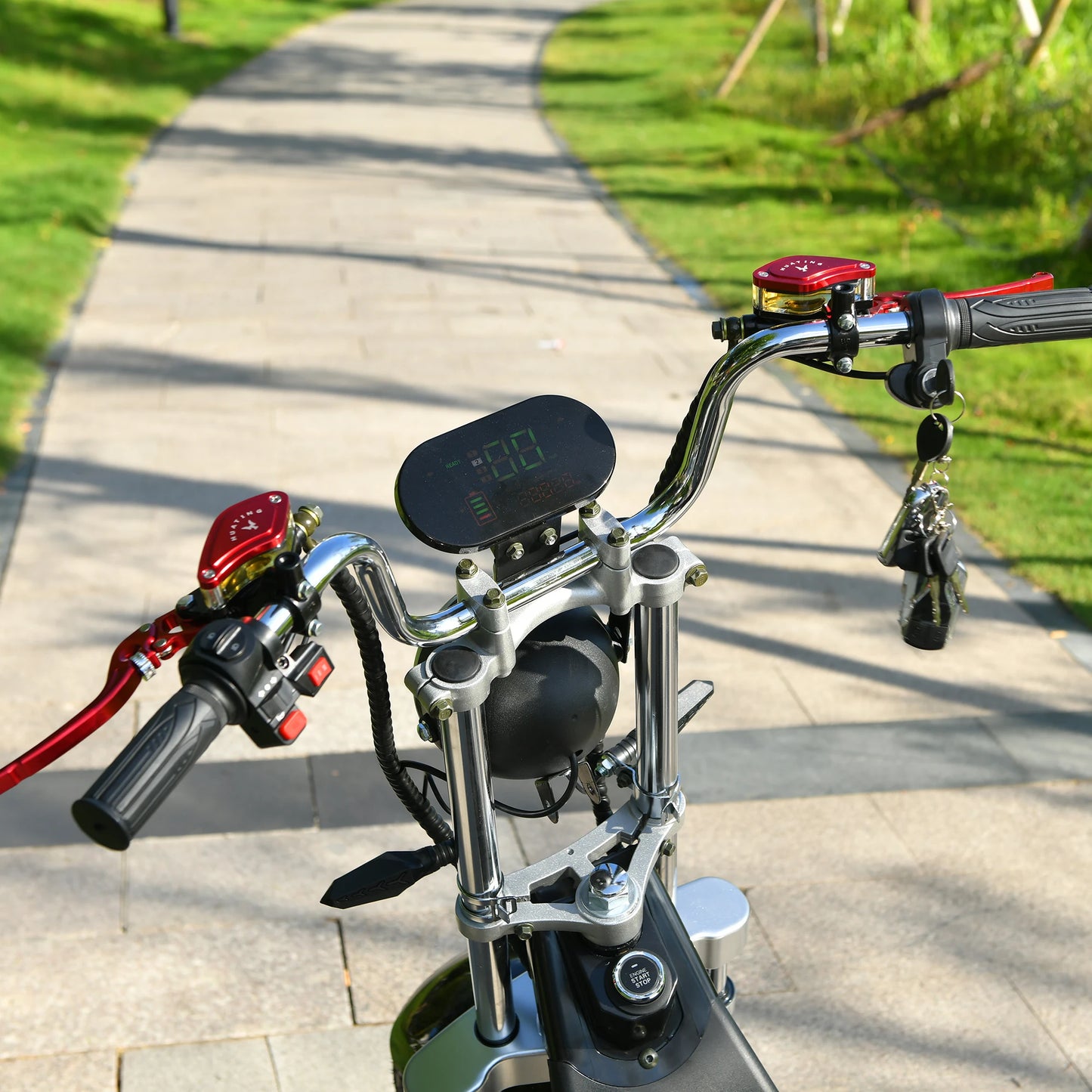 Citycoco Electric Motorcycle 4000W Powerful Motor 18 Inch Tire Max Speed 70-80KM/H 60V25AH Battery Charging Mileage 40-60KM