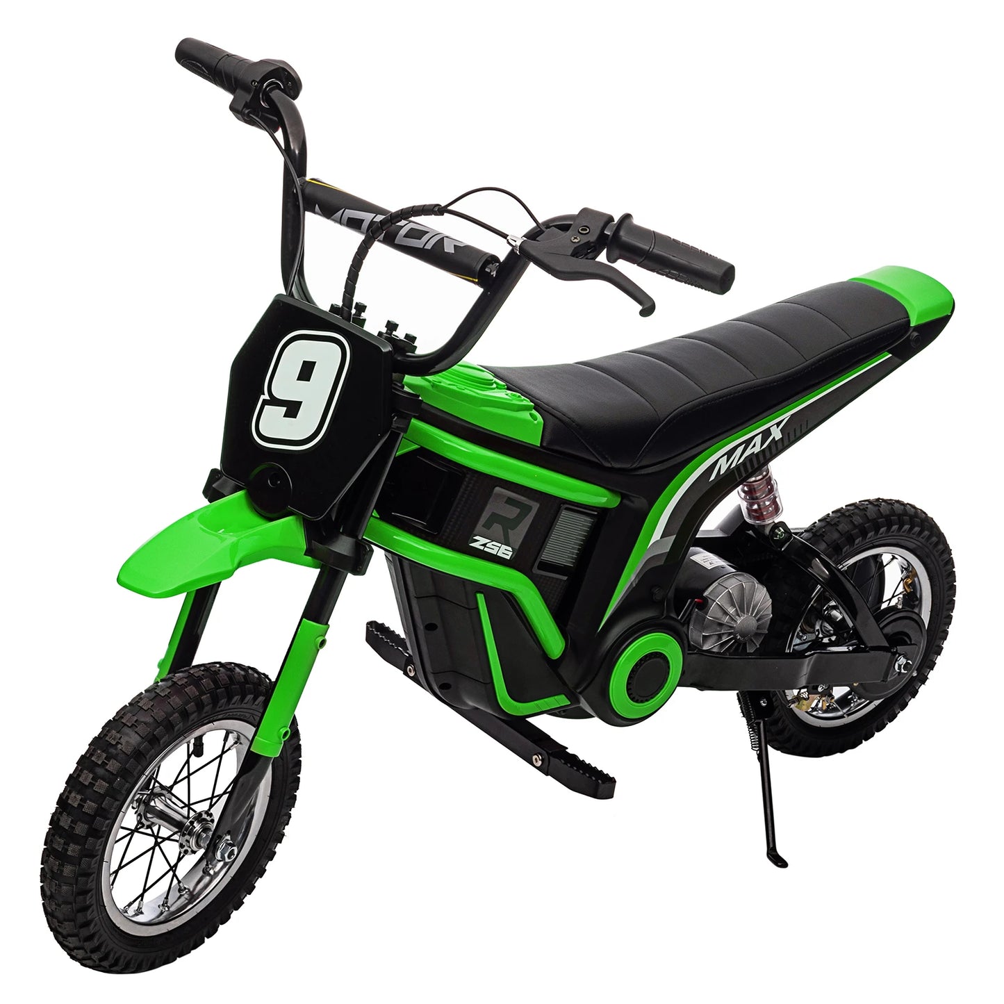 24V Kids Electric Dirt Bike 350W High-Torque Motorcycle For Ages 8-14,Up To 14.29 Mph,2-Speed Modes,Rear-Wheel Drive