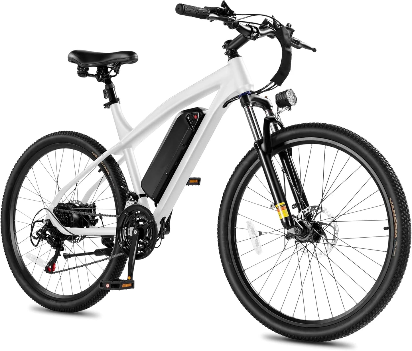 Electric Bike, 1000W Brushless Motor, Removable Battery, Mountain Electric Bicycle with Fork Suspension 21-Speed 27.5" Ebike