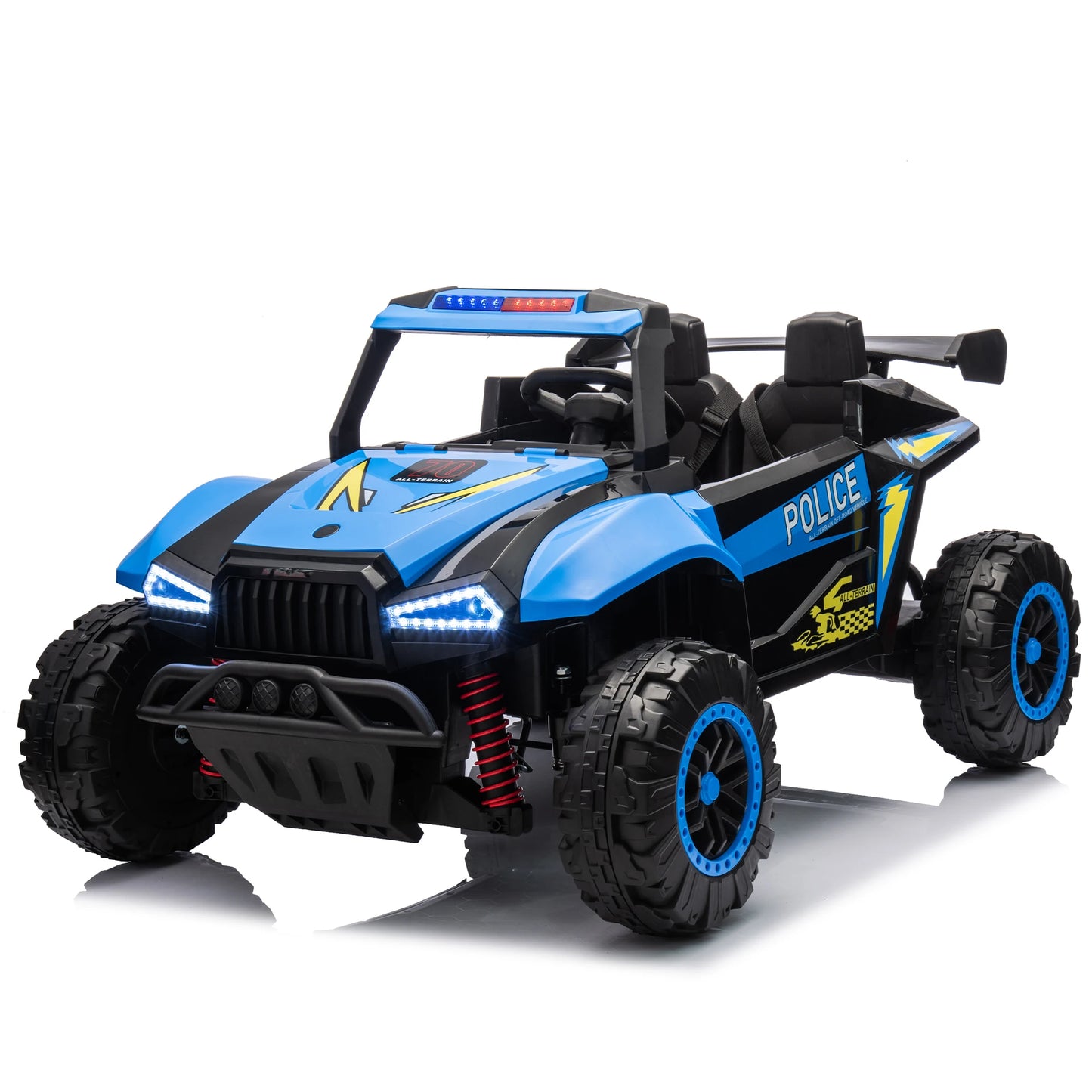 24V Ride on Car Truck with Remote Control - 2 Seater, Powerful 2x200W Motor, Suspension Electric Jeeps Car for Boys and Girls