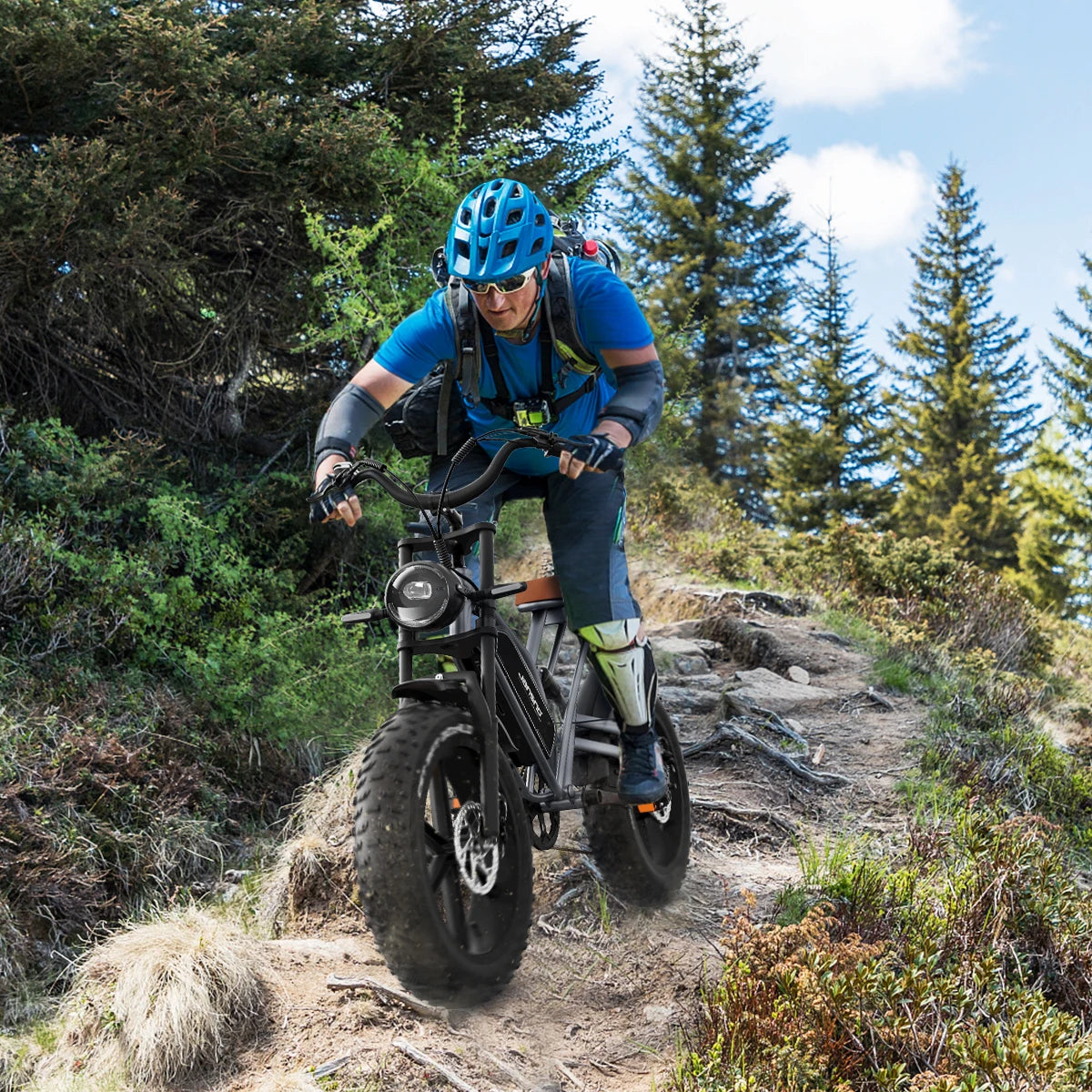 Jansno X50 Electric Bike 750W 48V14AH Fat Tire MTB Hybrid for Adults Off-Road E-Bike with Powerful Motor