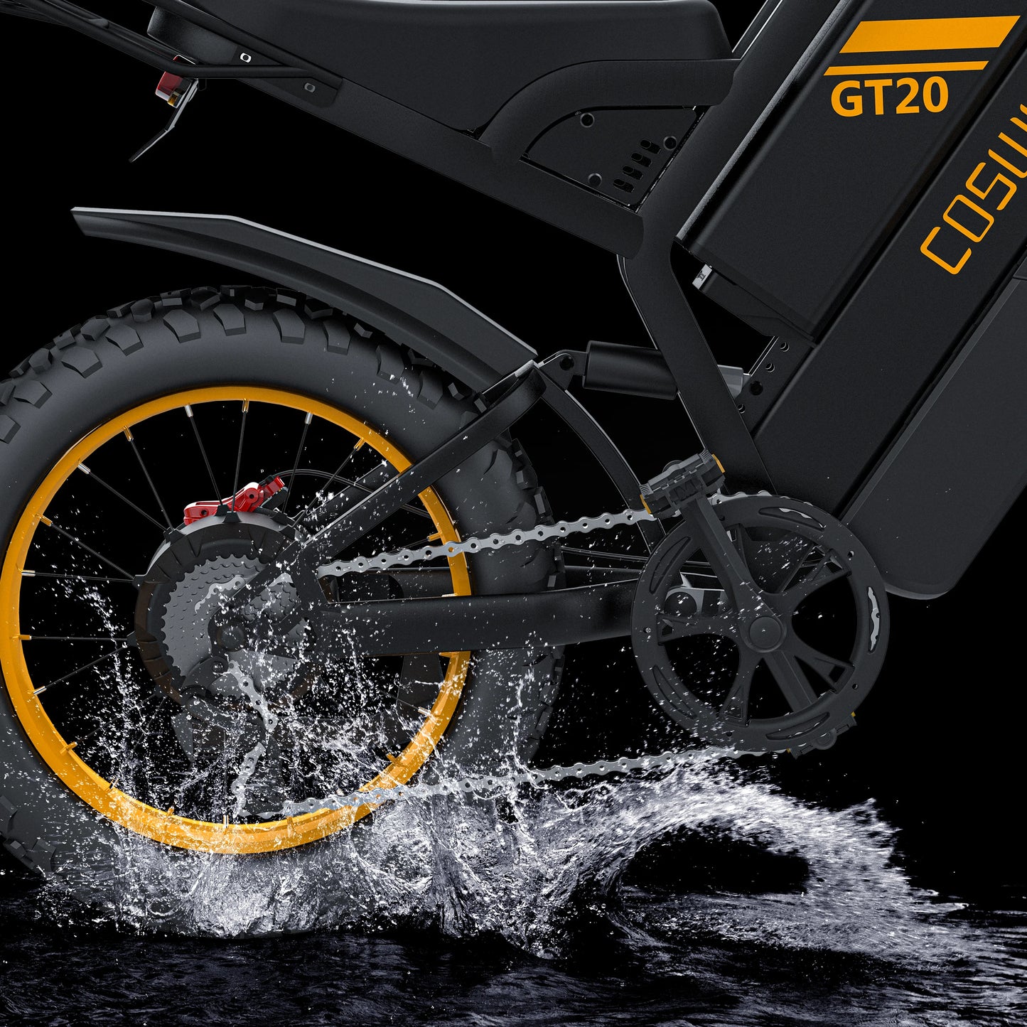 Coswheel Electric bike 3000W GT20 PRO Off Road Electric Motorcycle 48V 40AH Dual Battery Mountain bikes Fat Tires Ebike