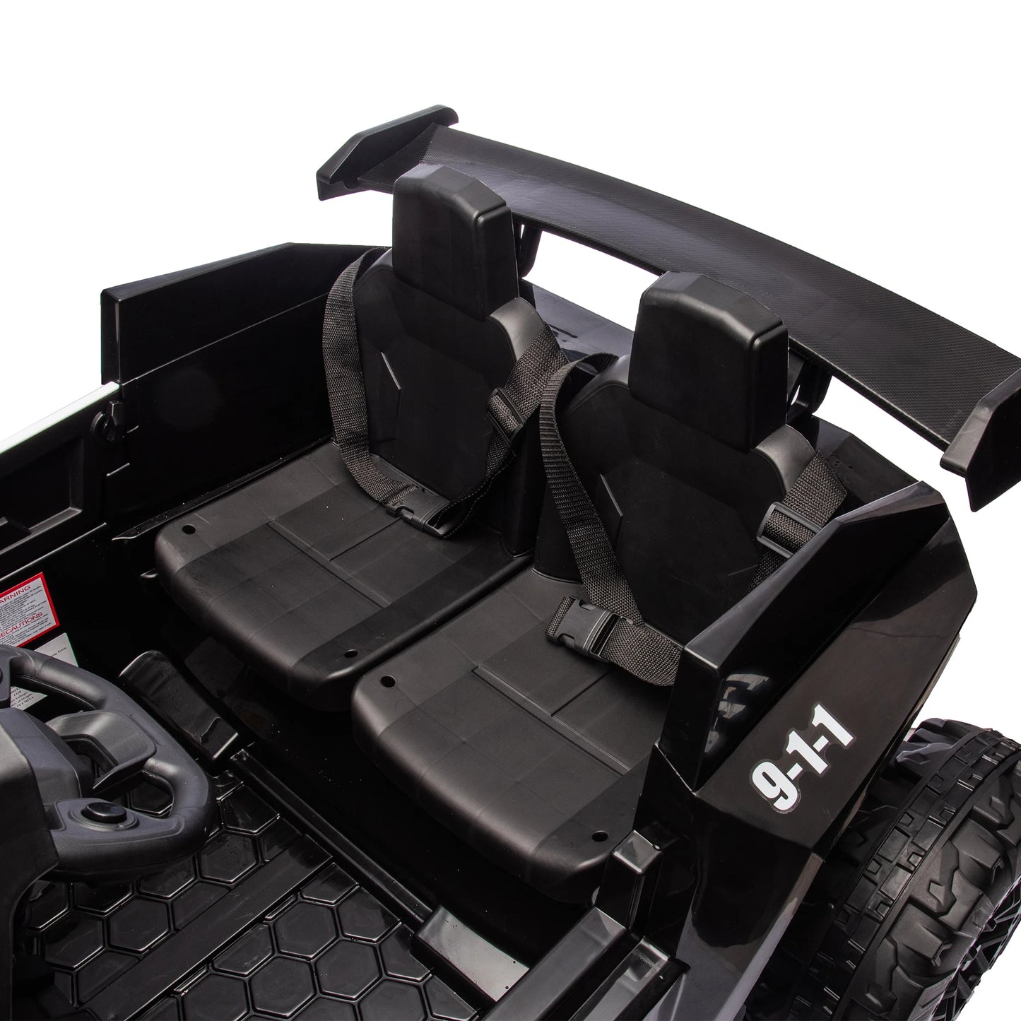 24V Ride on Car Truck with Remote Control - 2 Seater, Powerful 2x200W Motor, Suspension Electric Jeeps Car for Boys and Girls