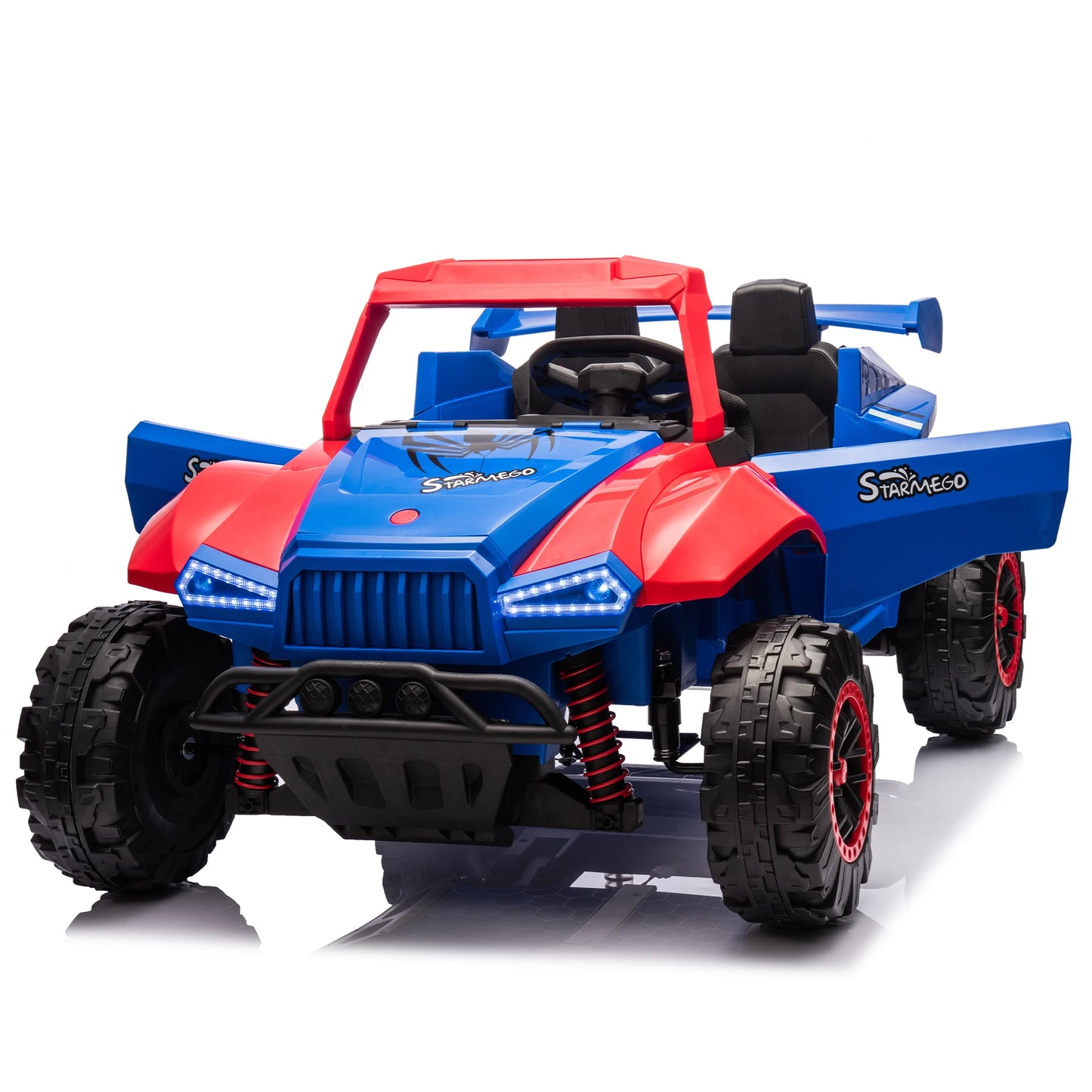 24V Ride on Car Truck with Remote Control - 2 Seater, Powerful 2x200W Motor, Suspension Electric Jeeps Car for Boys and Girls