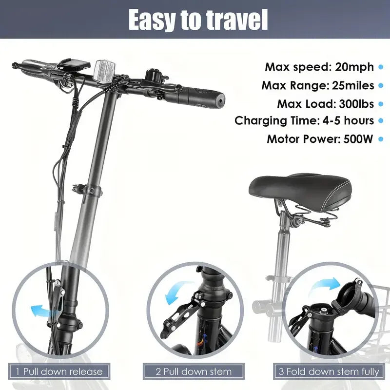450W High-Speed Electric Scooter with Seat Dual 3.5V/7.87Ah Lithium Battery, Up to 21 Miles Range Electric Scooter for Adults