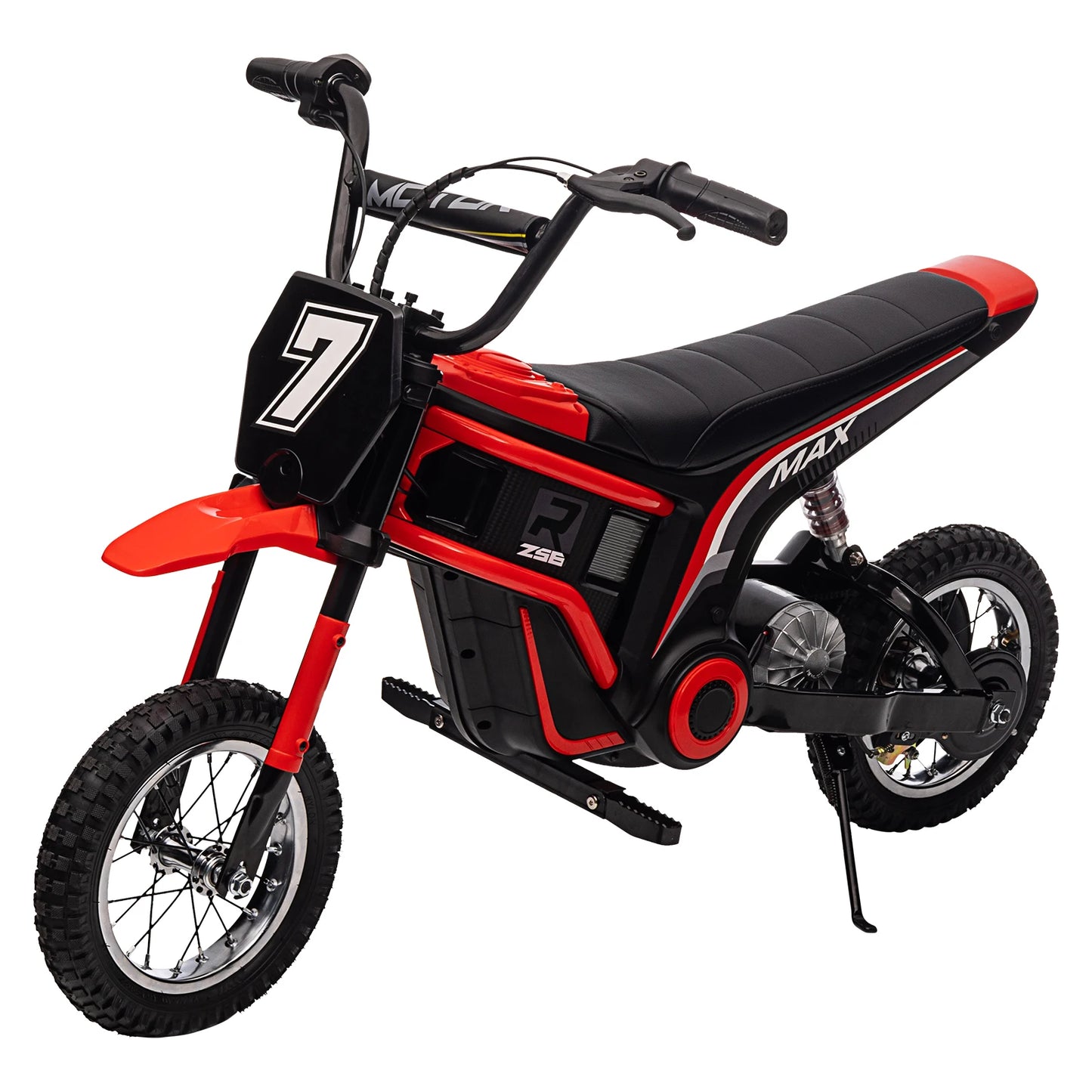 24V Kids Electric Dirt Bike 350W High-Torque Motorcycle For Ages 8-14,Up To 14.29 Mph,2-Speed Modes,Rear-Wheel Drive