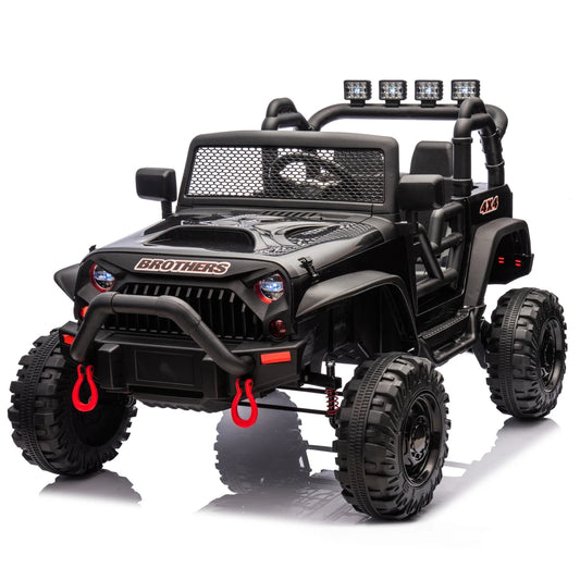 24V Kids Ride on 400W Electric Toy Car with Parental Control, Four Wheel Suspension, Suitable for Children 3+