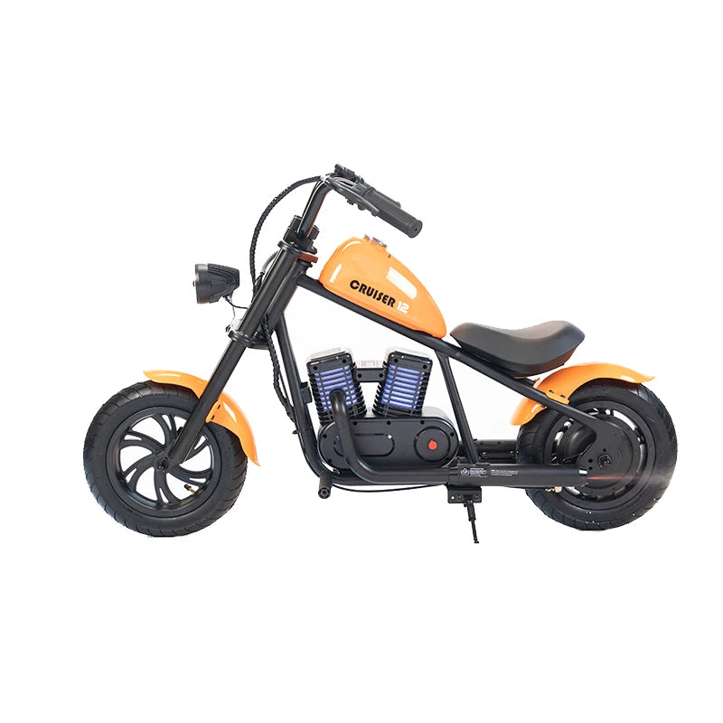 22V 5.2AH Battery Electric Bike Wtih App 160W Motor Max Ragne 8 Miles 10MPH Spped 12 Inch Tires Mini Harley Motorcycle For Kids