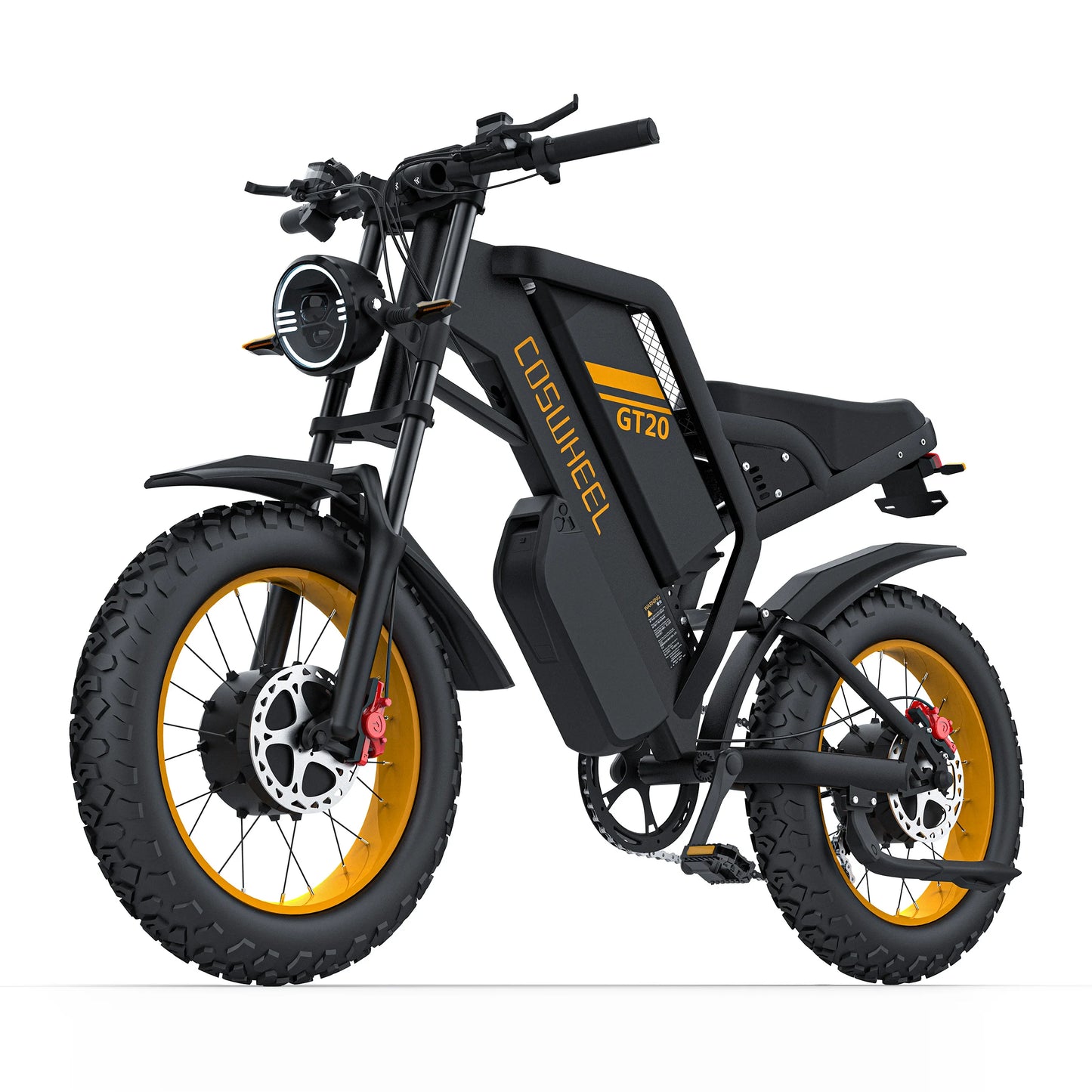 Coswheel Electric bike 3000W GT20 PRO Off Road Electric Motorcycle 48V 40AH Dual Battery Mountain bikes Fat Tires Ebike