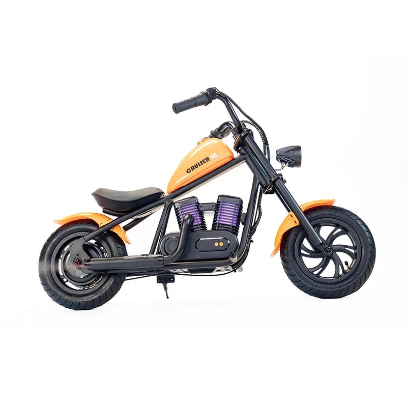 22V 5.2AH Battery Electric Bike Wtih App 160W Motor Max Ragne 8 Miles 10MPH Spped 12 Inch Tires Mini Harley Motorcycle For Kids
