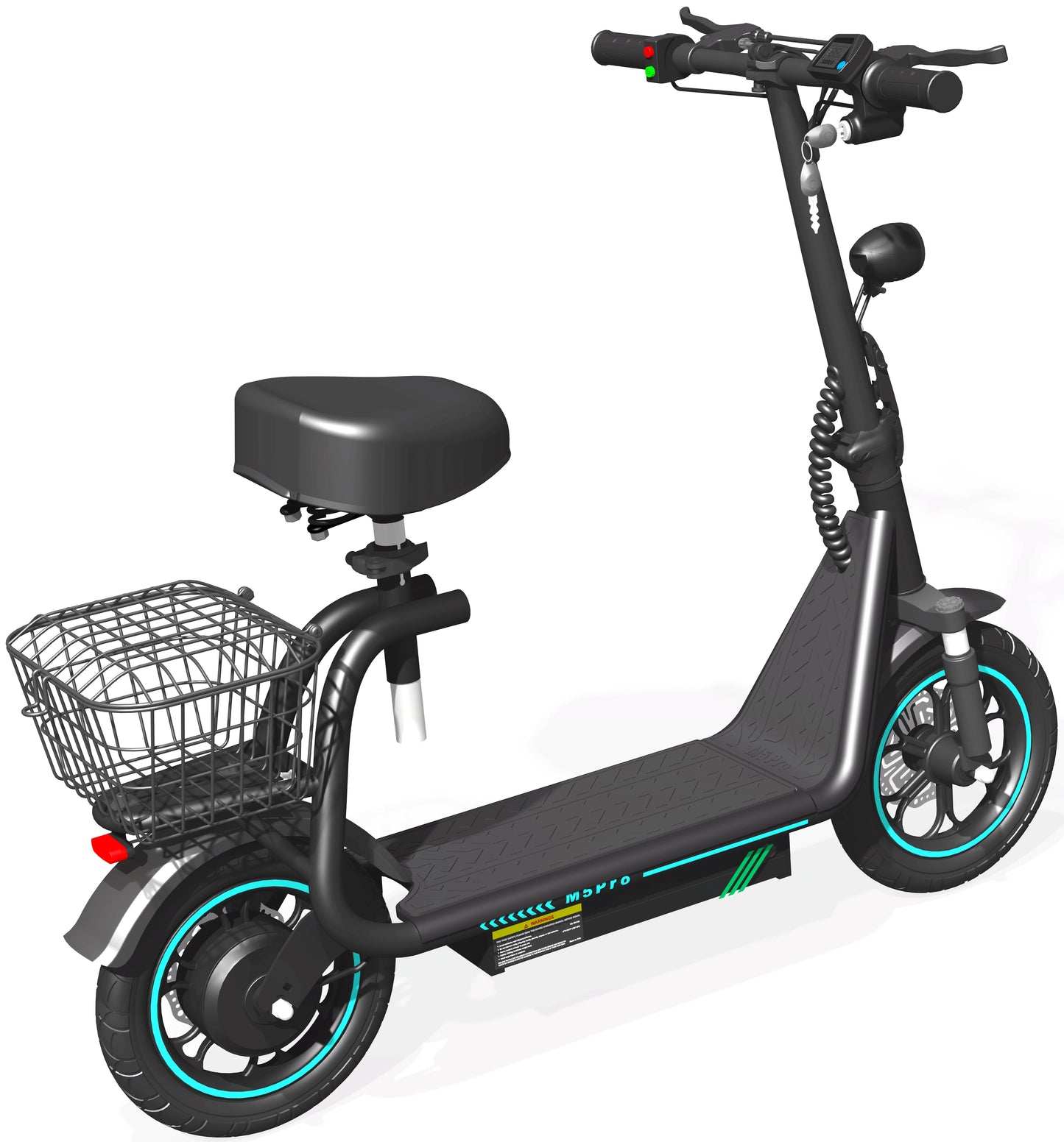 BOGIST M5 Pro Electric Scooter 500W 48V15Ah Battery 12 inch With Storage Basket And Front Shock Adsorption New upgrade E-Scooter