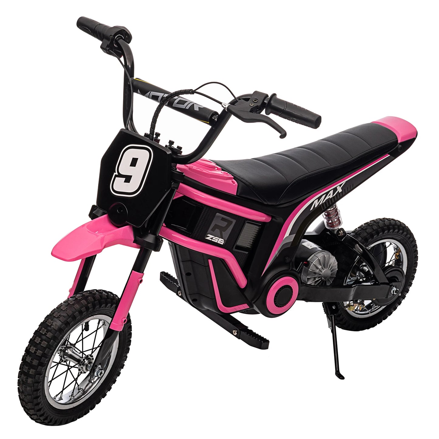 24V Electric Dirt Bike for Kids 350W Ride On Motorcycle Ages 5+ Up to 14.29 MPH 2-Speed Modes Max Weight 135 Lbs