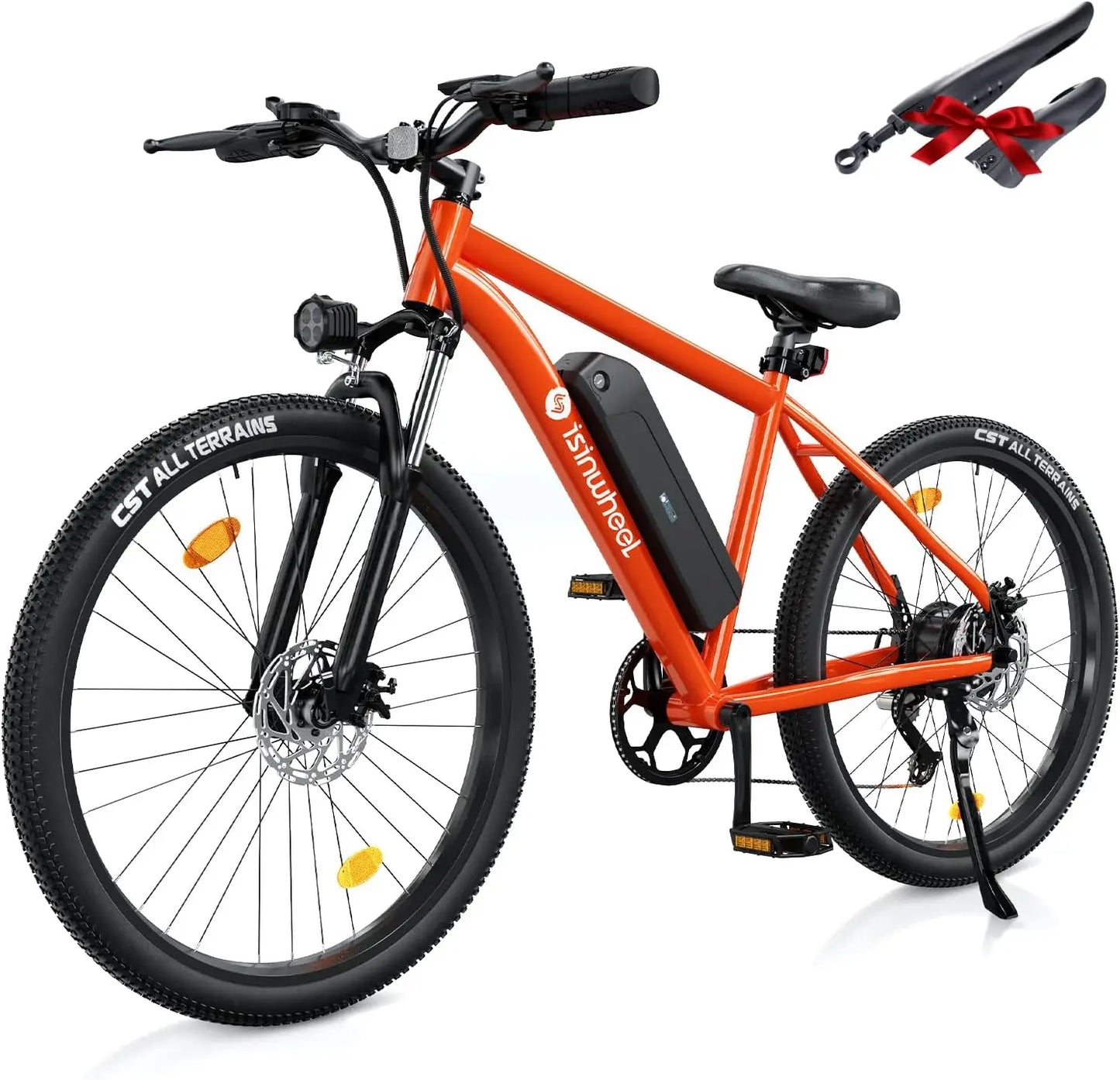 26 inch commuting electric mountain bike 20MPH with a maximum range of 55+miles, detachable battery, professional 35 speed, 500W