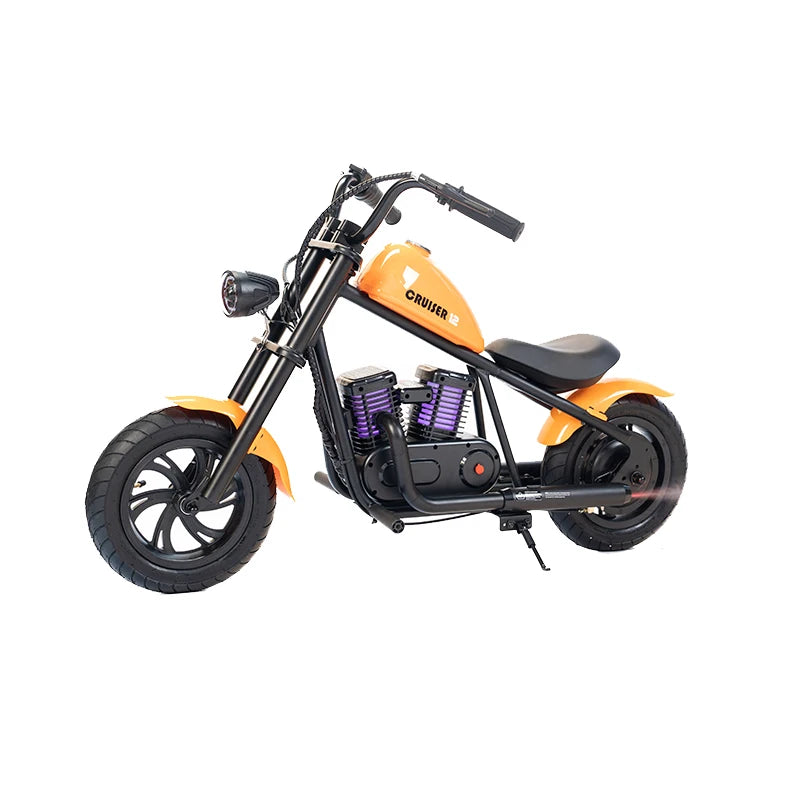 22V 5.2AH Battery Electric Bike Wtih App 160W Motor Max Ragne 8 Miles 10MPH Spped 12 Inch Tires Mini Harley Motorcycle For Kids