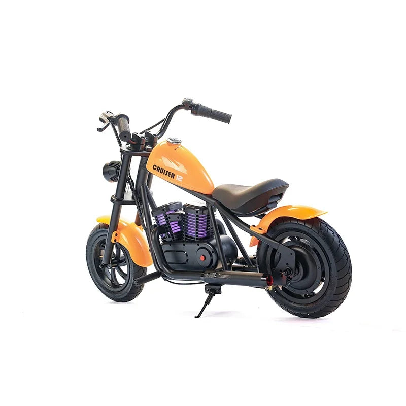 22V 5.2AH Battery Electric Bike Wtih App 160W Motor Max Ragne 8 Miles 10MPH Spped 12 Inch Tires Mini Harley Motorcycle For Kids
