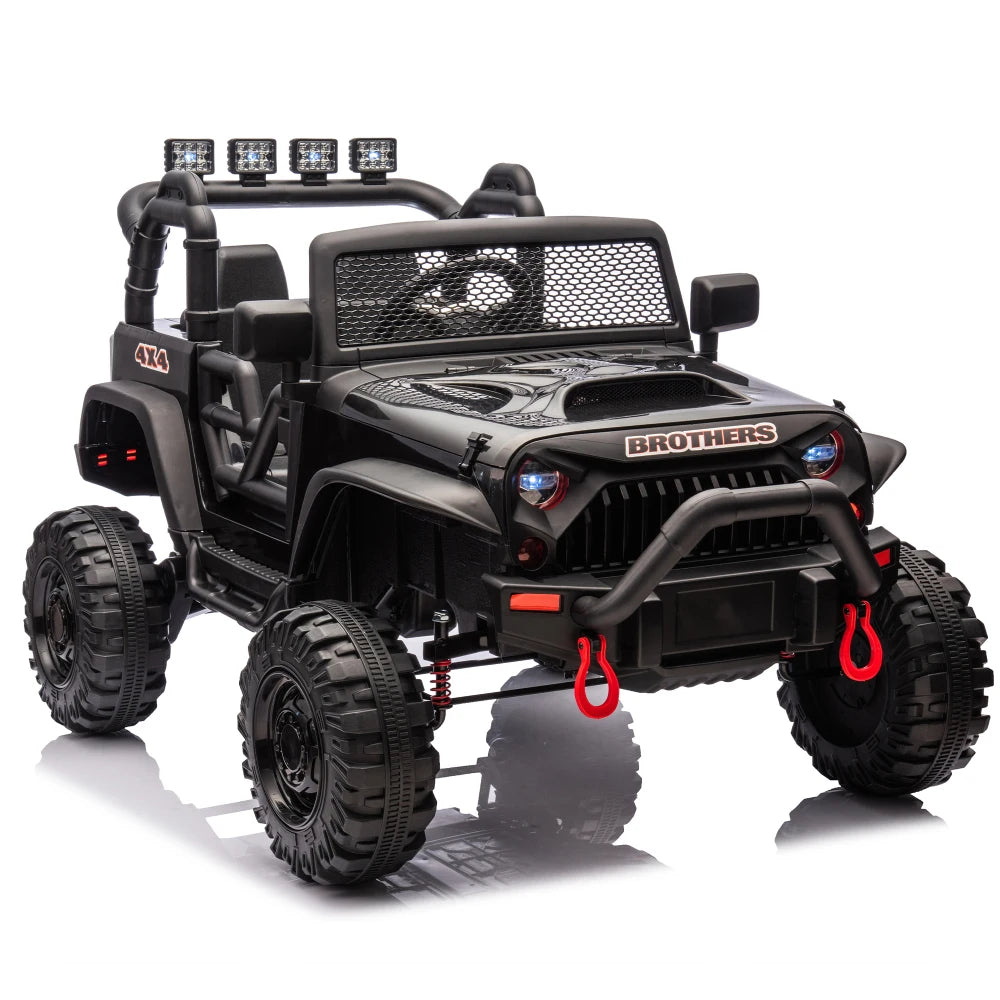 24V Kids Ride on 400W Electric Toy Car with Parental Control, Four Wheel Suspension, Suitable for Children 3+