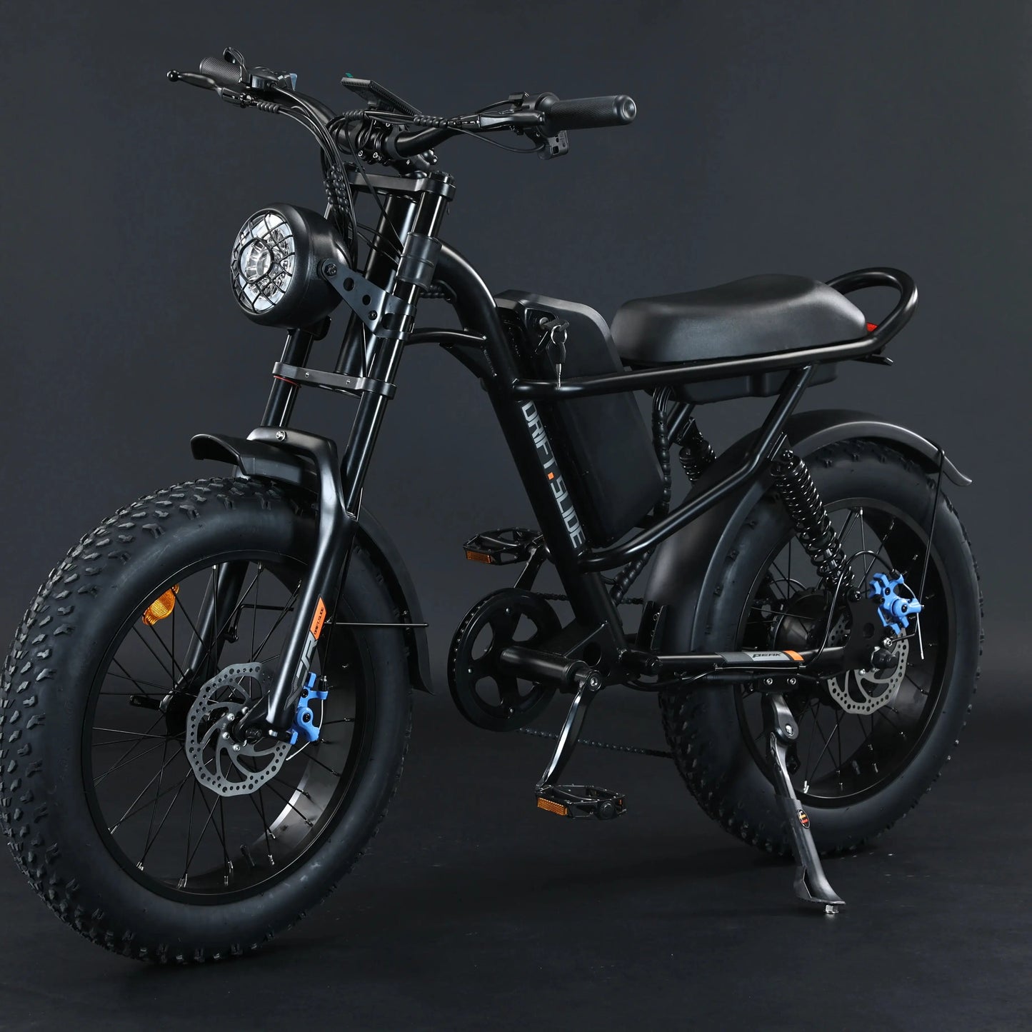 750W Motor 20''Fat Tire 48V 15.6Ah Electric Mountain Bike Up To 28MPH  7 Gear Electric Bike For Adult