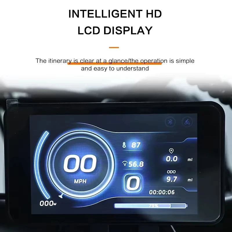 Electric Bicycle AKEZ 1500W Motor 52V25AH Battery adult E-bike Hydraulic Brake mountain Off-road 20*4.0 Inch Fat Electric Bike