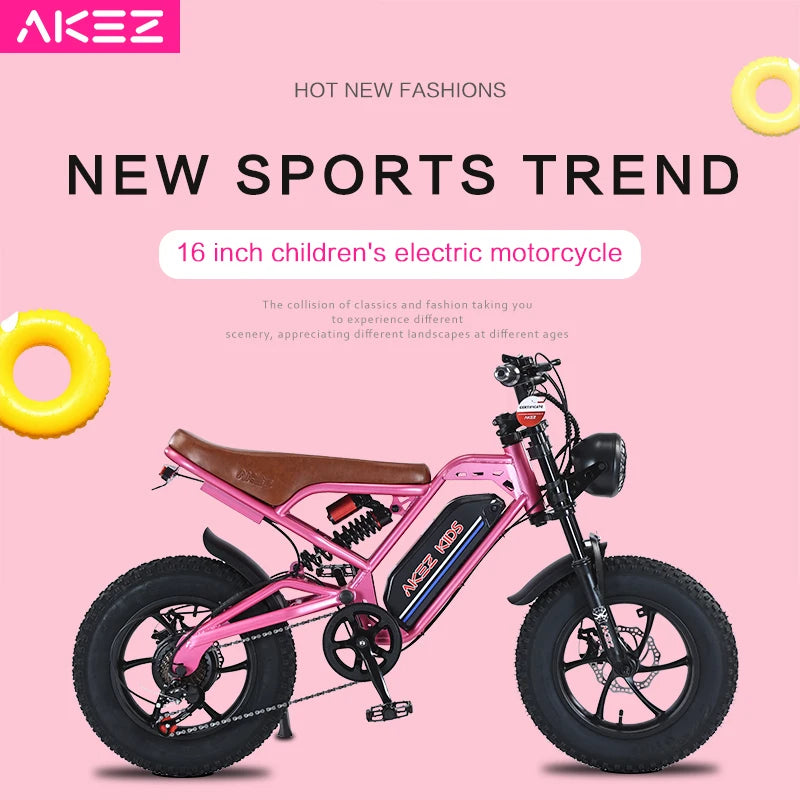 36V 350W/16AH Kids Ride on Motorcycle Electric Dirt Bike For 6+ Years Mini Bike for Kids Fast Speed Motocross