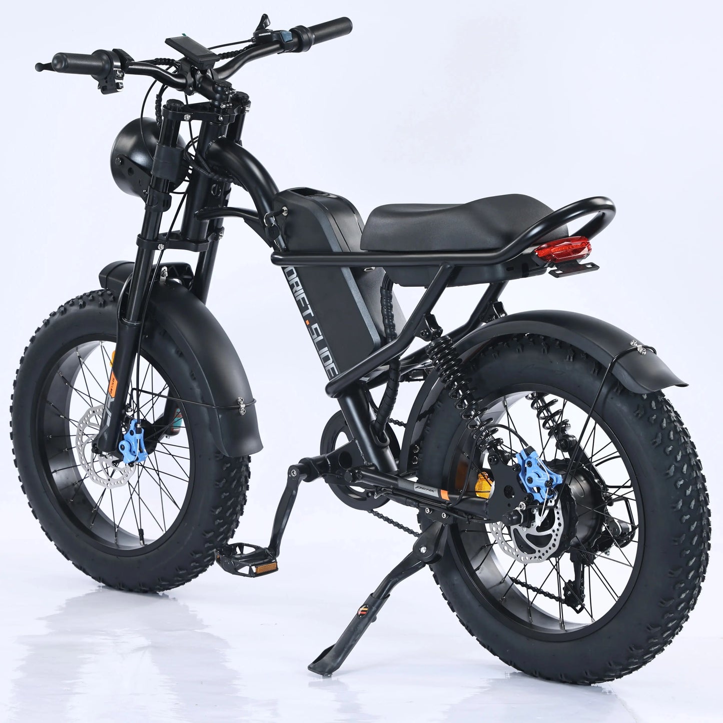 750W Motor 20''Fat Tire 48V 15.6Ah Electric Mountain Bike Up To 28MPH  7 Gear Electric Bike For Adult
