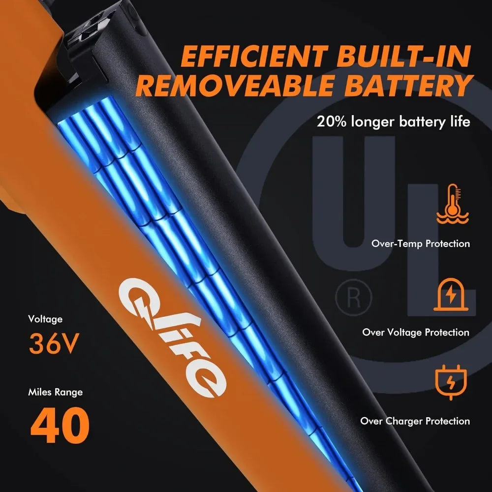 26" Step-Through 22MPH Ebike with 2.1" Tire,Peak 750W Motor Ebikes with 7 Speed, Electric Bike for Adults,Commuter E Bicycle