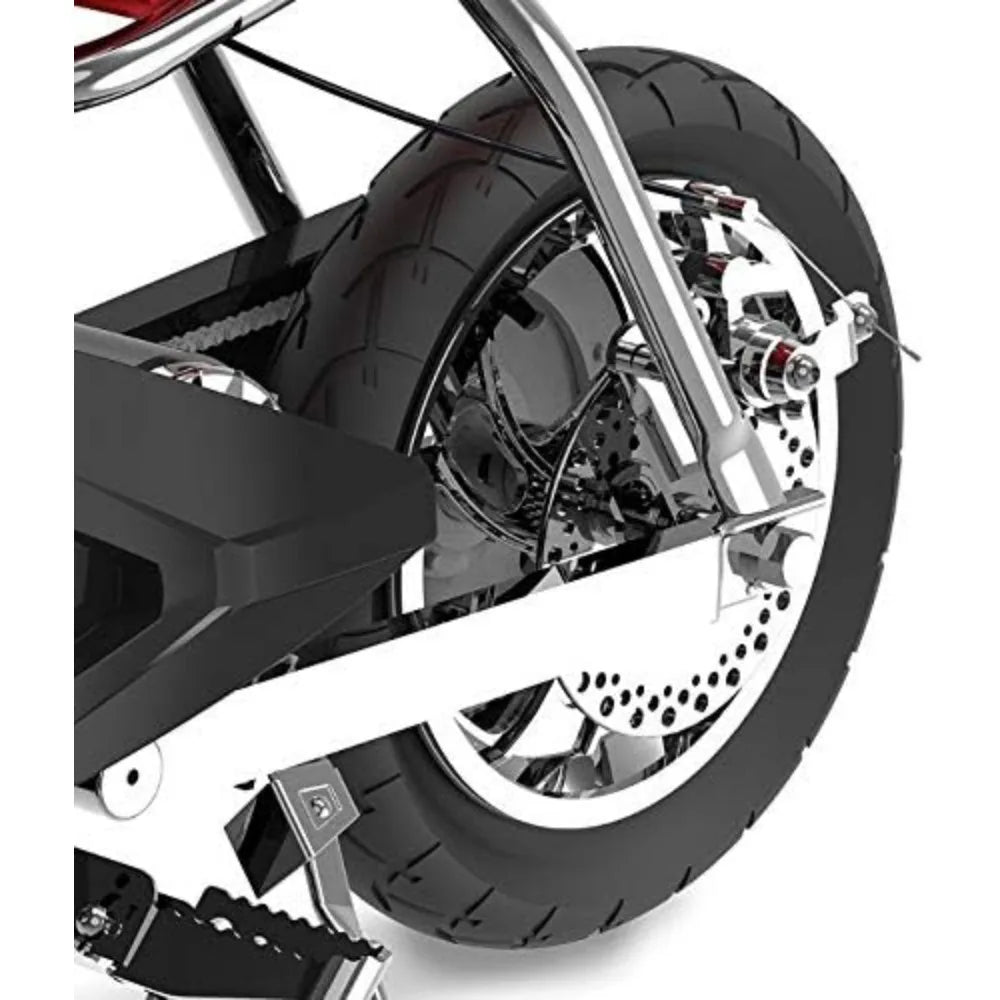 Single Speed Electric Bike w/ Pneumatic Tires & Chain Driven Motor