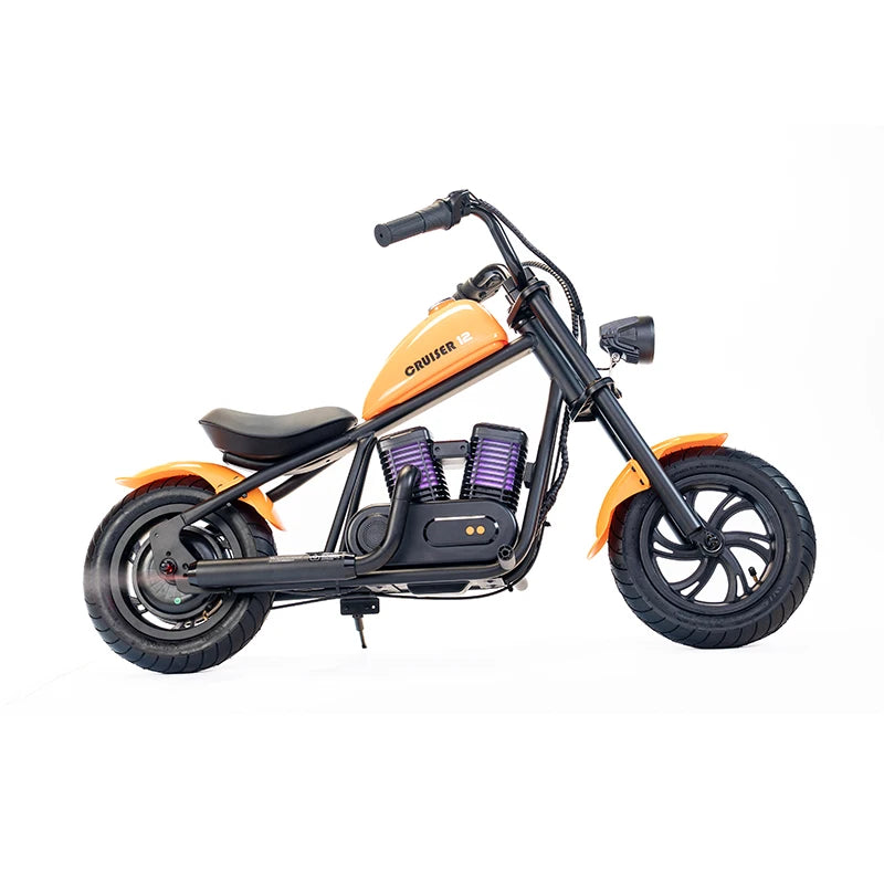 22V 5.2AH Battery Electric Bike Wtih App 160W Motor Max Ragne 8 Miles 10MPH Spped 12 Inch Tires Mini Harley Motorcycle For Kids