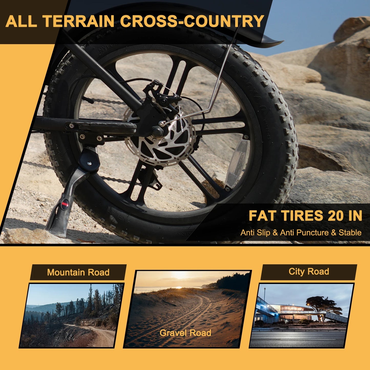 Movcan, V30, Adult Electric Bike, 20MPH 40 Miles, 750W Brushless Motor, Removable Battery 48V 15.6AH, Commuter Electric Bike