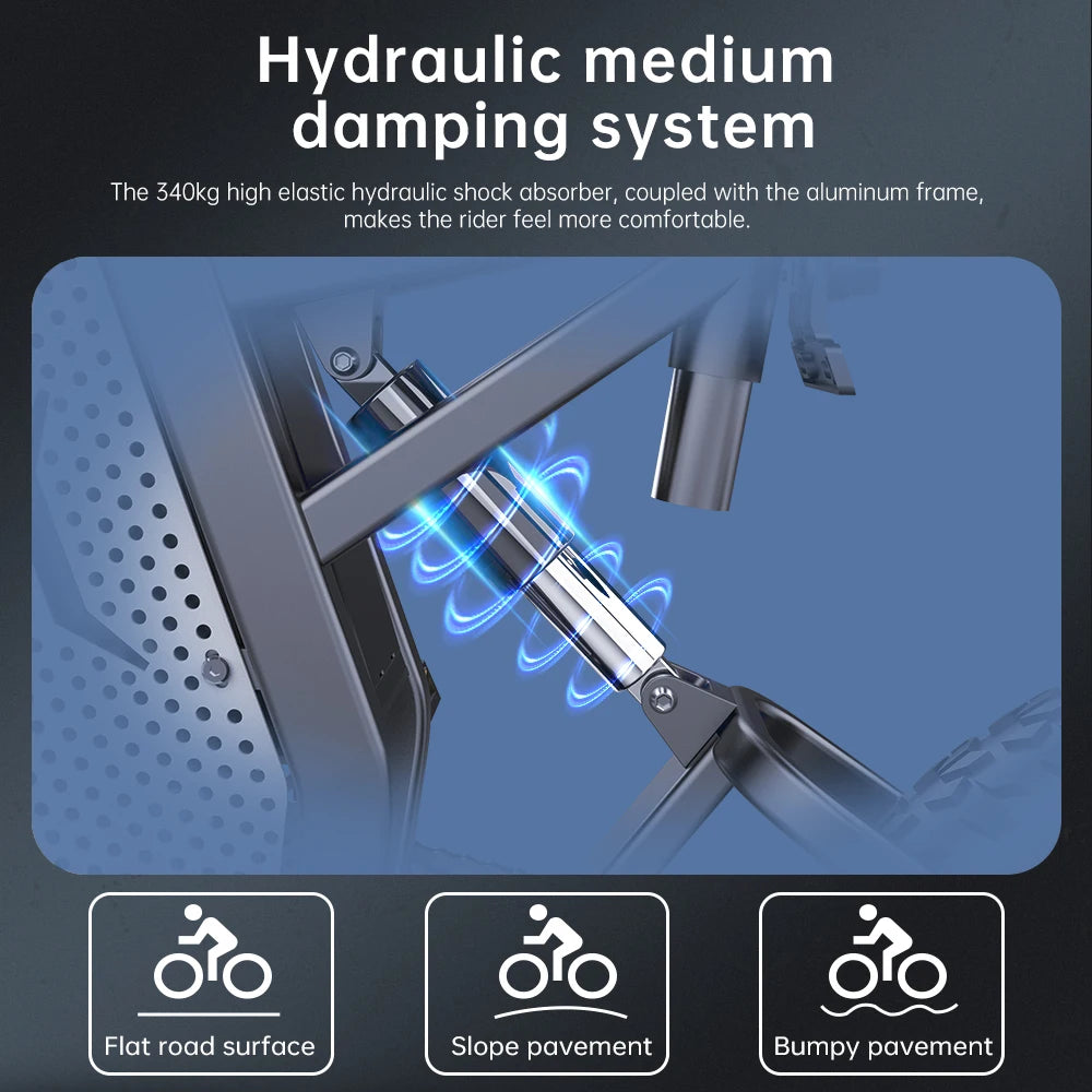 EKX X20 Electric Bike Mountain Moped Ebike 20 Inch Fat Tire 2000W 48V 35AH Men's Road EBike Electric Bicycle For Adults E Bikes