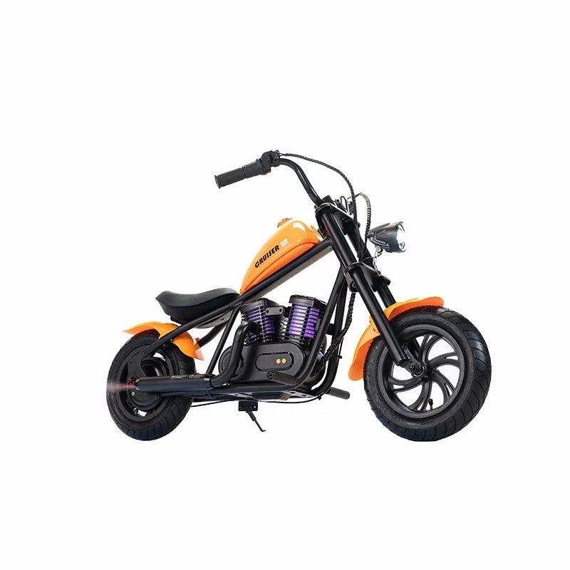 22V 5.2AH Battery Electric Bike Wtih App 160W Motor Max Ragne 8 Miles 10MPH Spped 12 Inch Tires Mini Harley Motorcycle For Kids