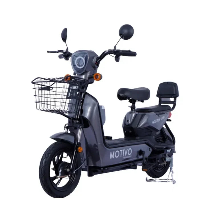 Electric Motorcycle 350W48V12AH Travel 2-wheeler With Back Seat Electric Vehicle LED Electric Scooter Adult City Commuting Small