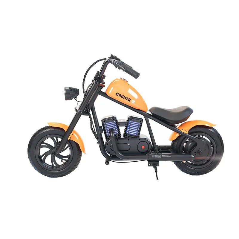 22V 5.2AH Battery Electric Bike Wtih App 160W Motor Max Ragne 8 Miles 10MPH Spped 12 Inch Tires Mini Harley Motorcycle For Kids