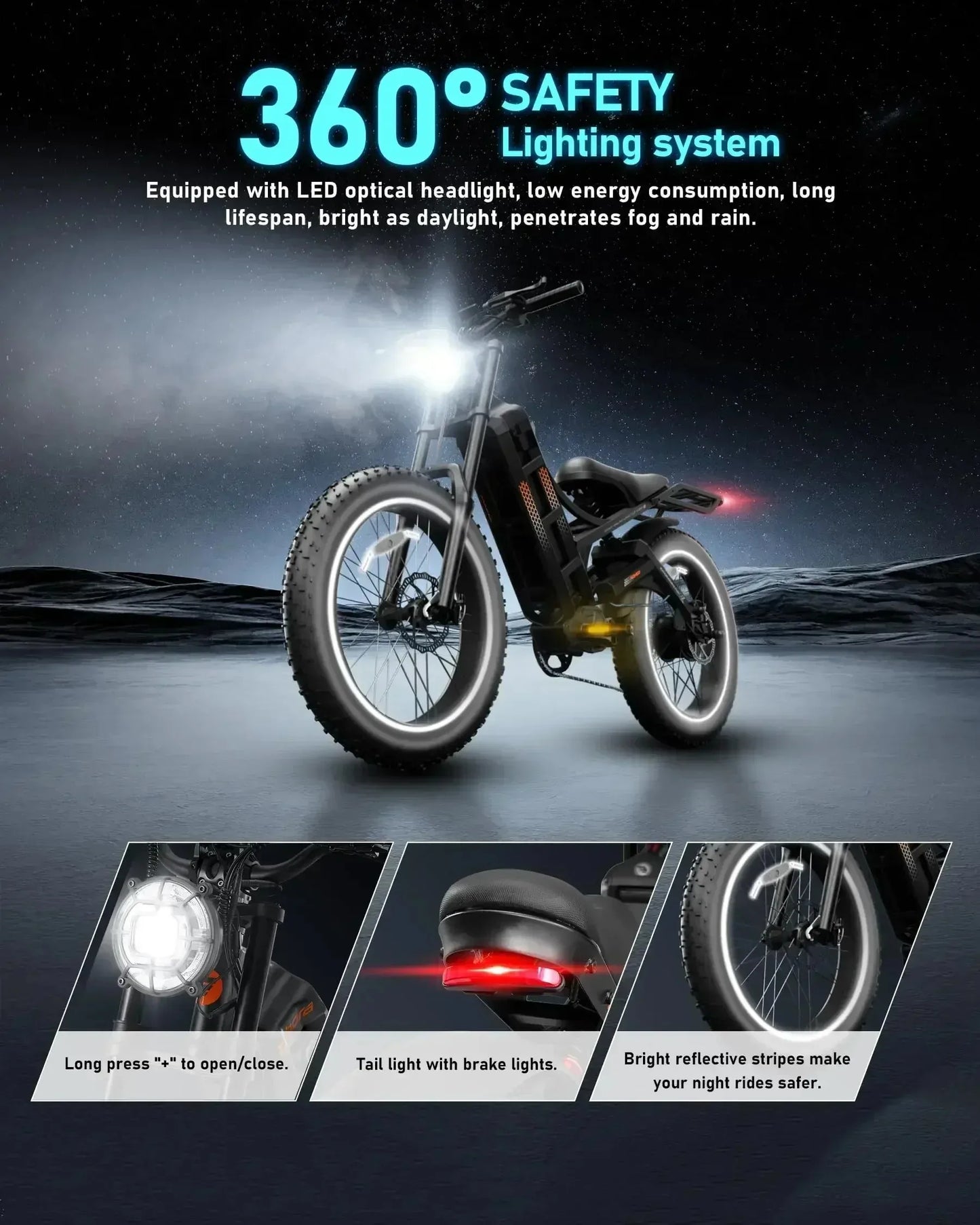 Electric bicycle Romeo P2 3000W Powerful dual motor 52V 60AH lithium battery luxury ebike adult Mountain Off road Electric Bike