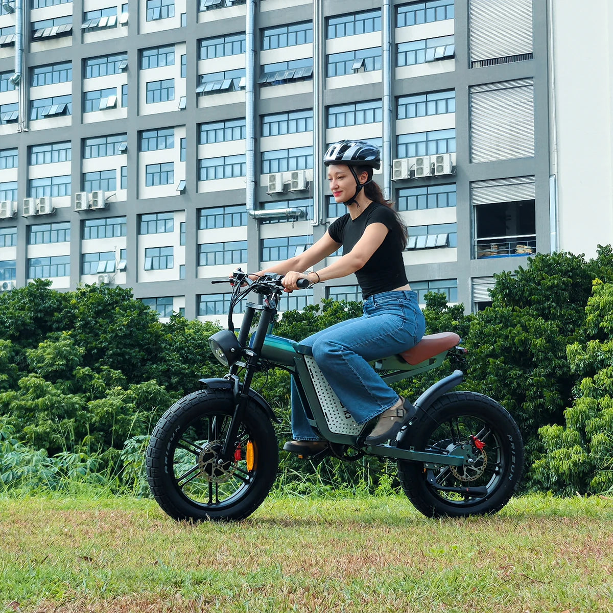 Jansno X60 Ebike Adult Electric Motorcycle Mountain Bikes 20Inch 48V1500W  Electric bike Fatbike Motorcycles Adult Drit bike