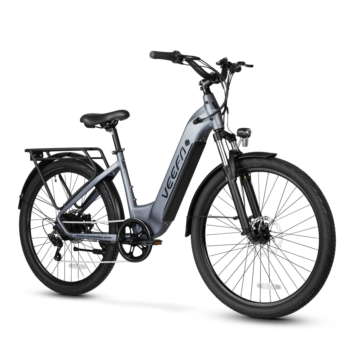 VEEFA Peak 1000W Electric Bike for Adult 27.5'' 48V Ebike Built-in Removable Battery E Bike up to 24mph 80 Miles Commuter E-Bike