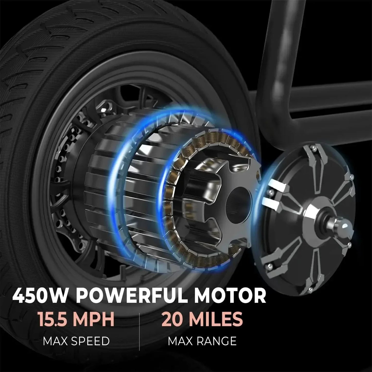 Hot Sellers.Commuter R1 Electric Scooter for Adults Foldable Scooter with Seat & Carry Basket 450W Brushless Motor 36V 15MPH 2.N