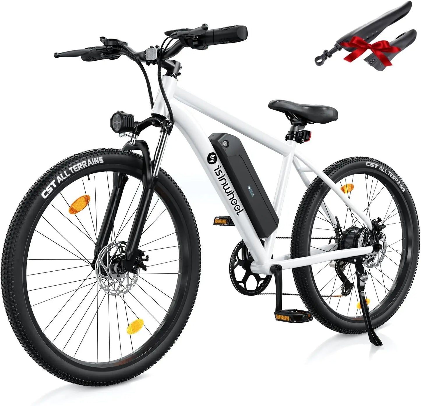 26 inch commuting electric mountain bike 20MPH with a maximum range of 55+miles, detachable battery, professional 35 speed, 500W