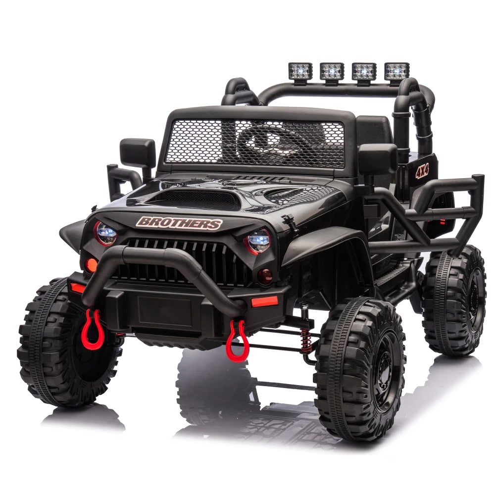 24V Kids Ride on 400W Electric Toy Car with Parental Control, Four Wheel Suspension, Suitable for Children 3+