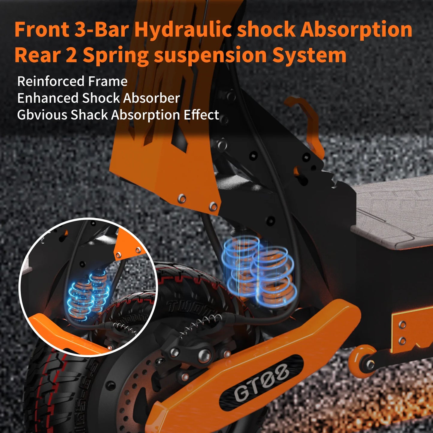 Electric Scooter For Adults 5600W Dual Motor 60V27AH Folding E-Scooter With Adjustable Seat 50MPH 11'' Off-Road Tires Escooter