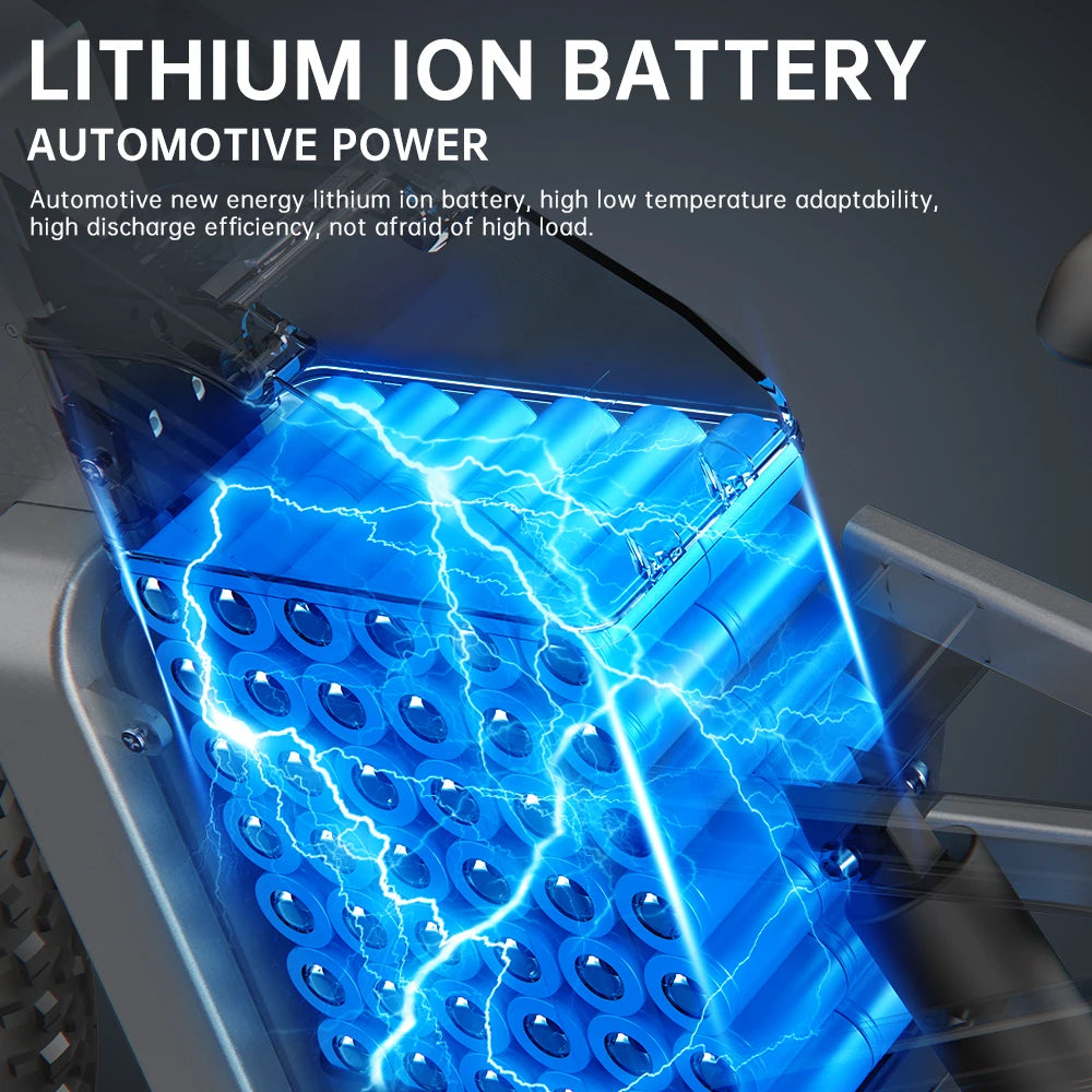 EKX X20 Electric Bike Mountain Moped Ebike 20 Inch Fat Tire 2000W 48V 35AH Men's Road EBike Electric Bicycle For Adults E Bikes