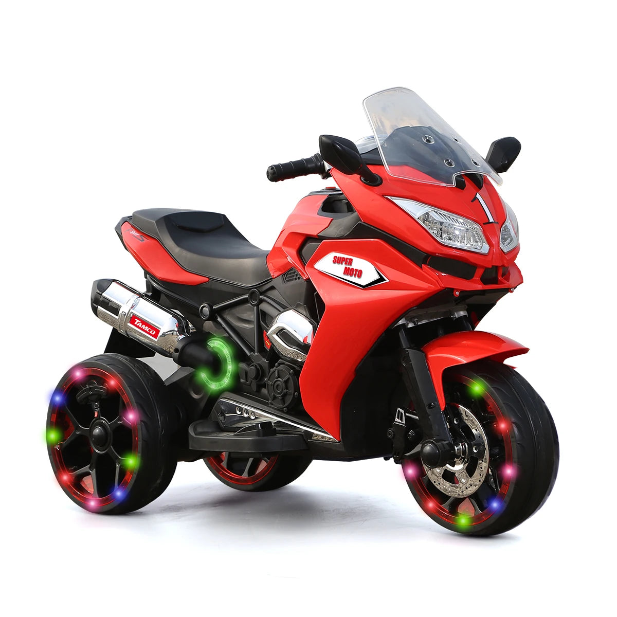 12V Kids Electric motorcycle ,ride on motorcycle,Three lighting wheels Kids electric toys Boys Girls Motorcycle, Children Batter