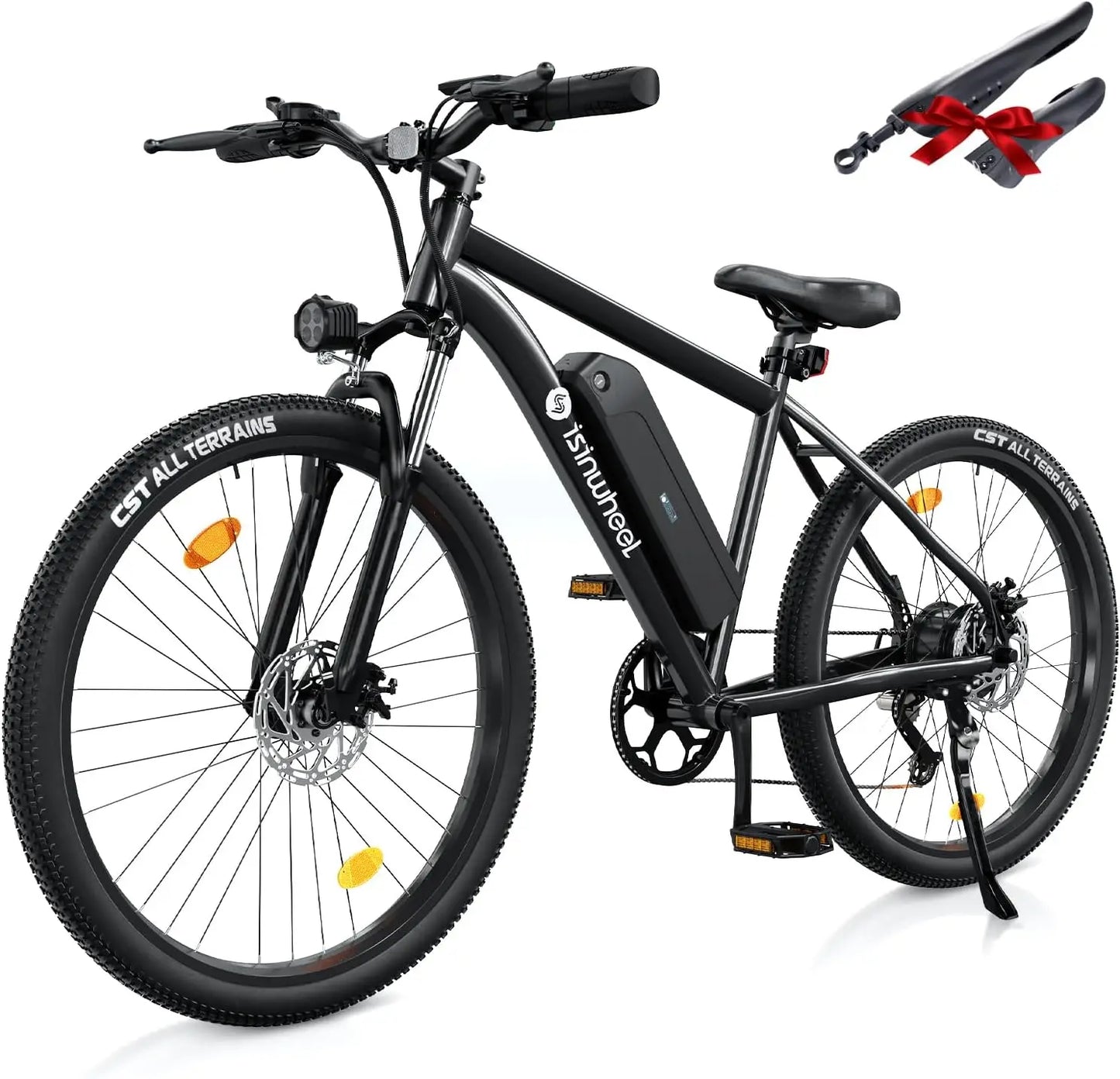 26 inch commuting electric mountain bike 20MPH with a maximum range of 55+miles, detachable battery, professional 35 speed, 500W