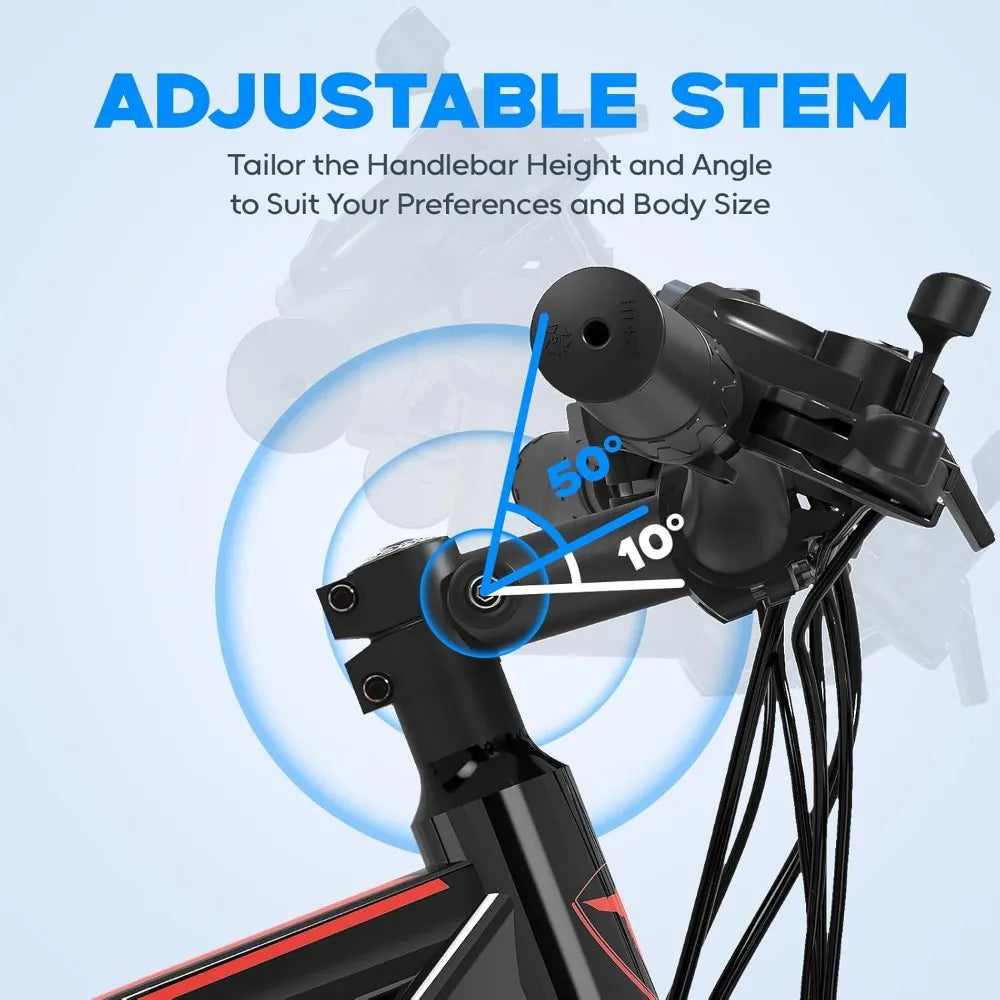 Electric Bike for Adults-26 Electric Mountain Bike-Peak 750W Brushless Motor 20MPH 40 Miles-Lightweight E Bike 46lb