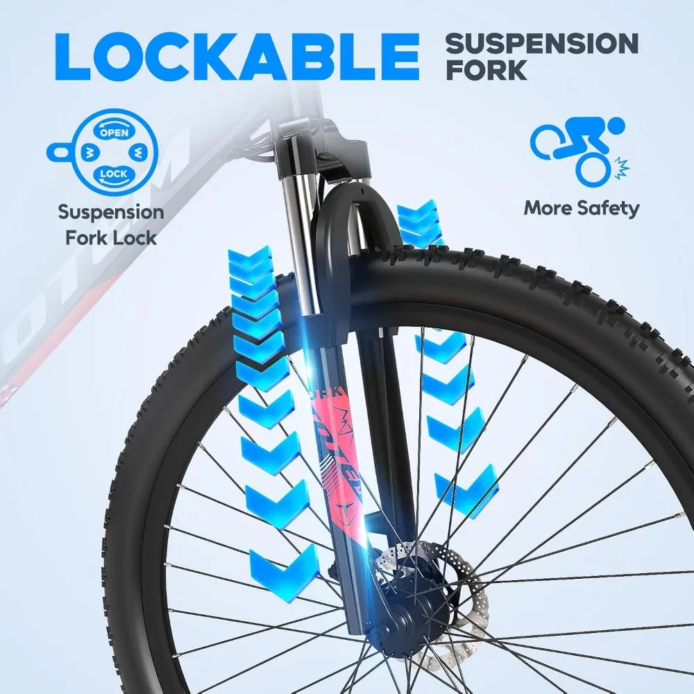 Electric Bike for Adults-26 Electric Mountain Bike-Peak 750W Brushless Motor 20MPH 40 Miles-Lightweight E Bike 46lb