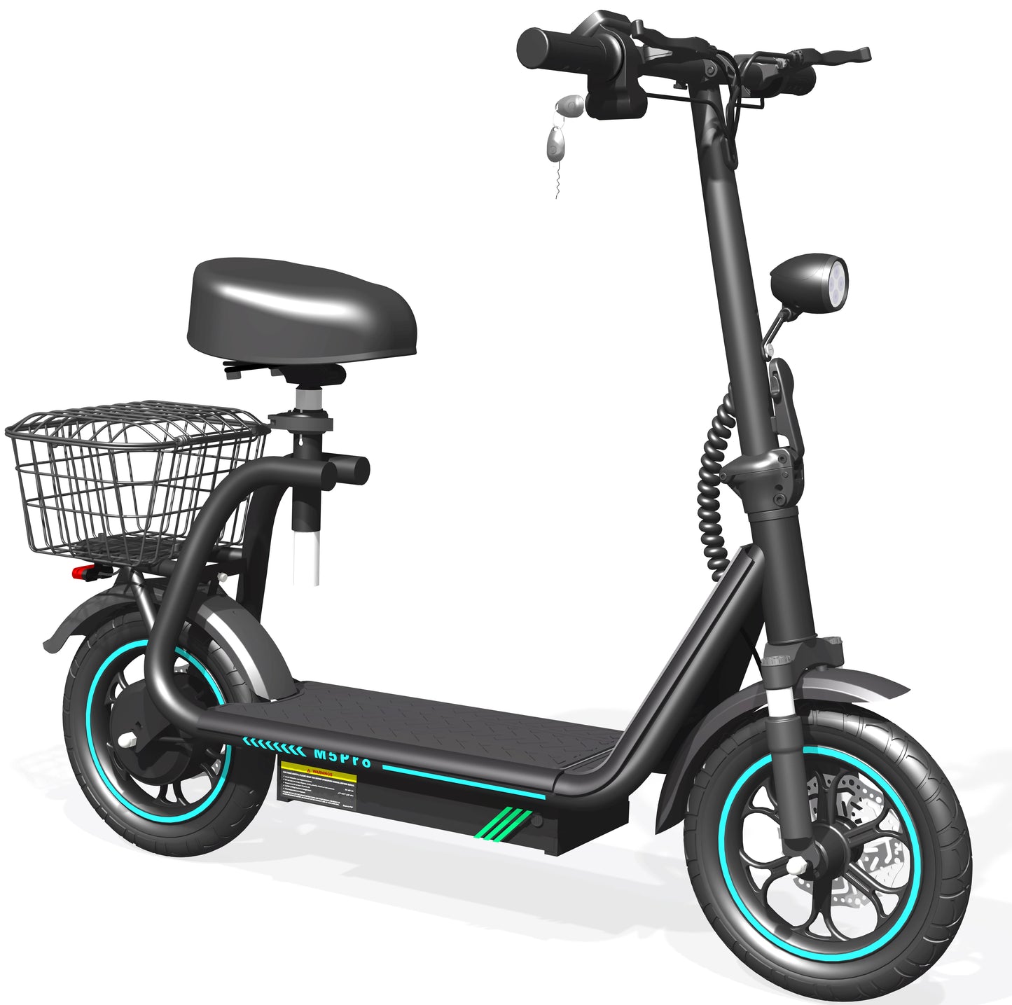 BOGIST M5 Pro Electric Scooter 500W 48V15Ah Battery 12 inch With Storage Basket And Front Shock Adsorption New upgrade E-Scooter